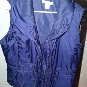 Liz Claiborne Women's Navy Vest